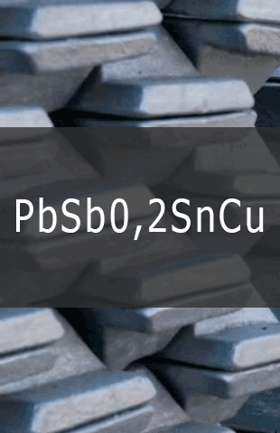 
                                                            PbSb0,2SnCu  PbSb0,2SnCu в чушках ГОСТ 1292-81